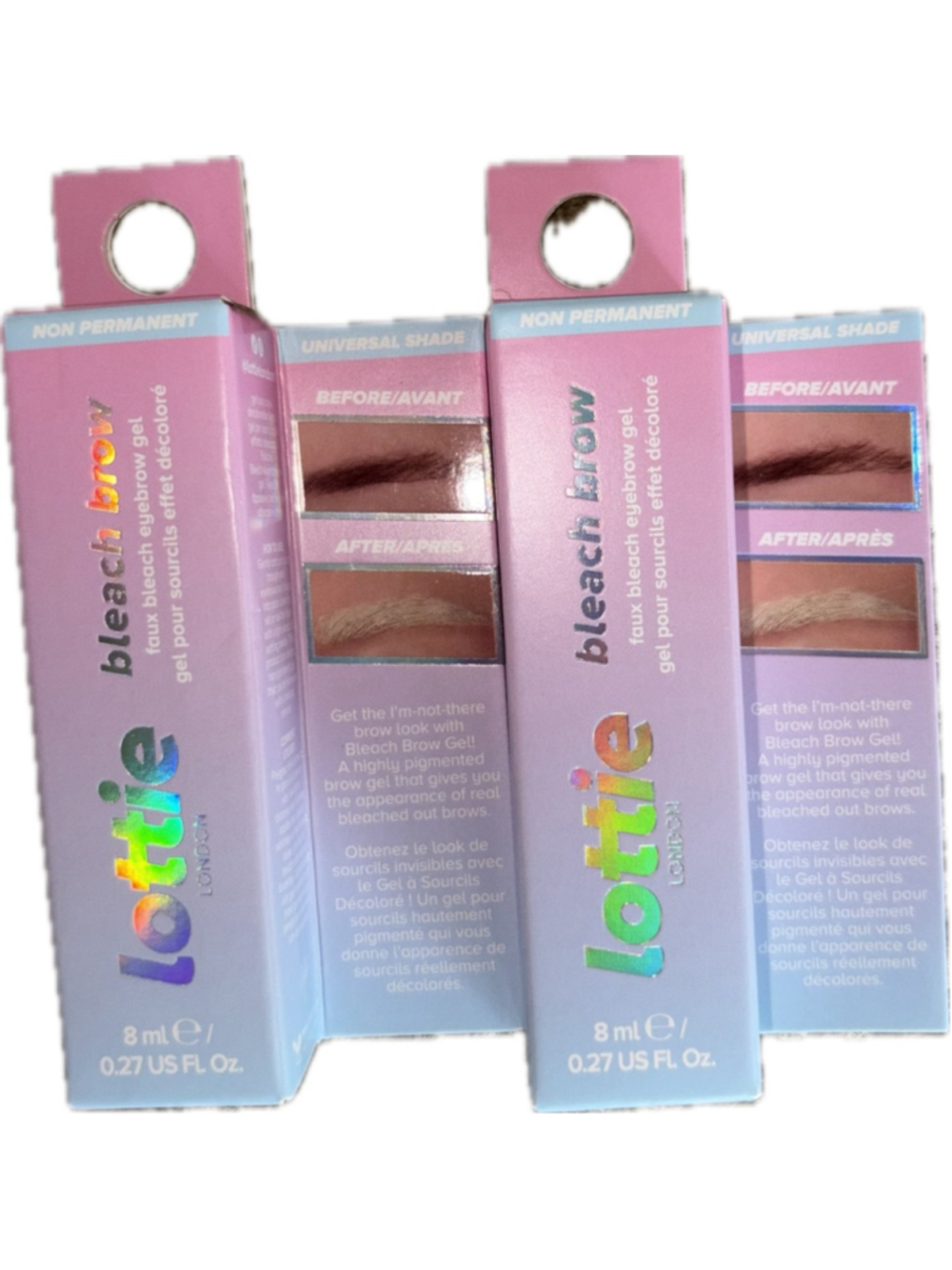 2 Lottie London Bleach Brow Gels